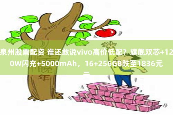 泉州股票配资 谁还敢说vivo高价低配？旗舰双芯+120W闪充+5000mAh，16+256GB跌至1836元