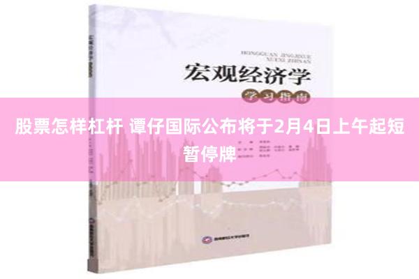 股票怎样杠杆 谭仔国际公布将于2月4日上午起短暂停牌